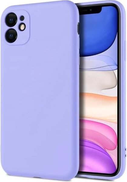 iPhone 11 Uyumlu Lila Silikon Kılıf
