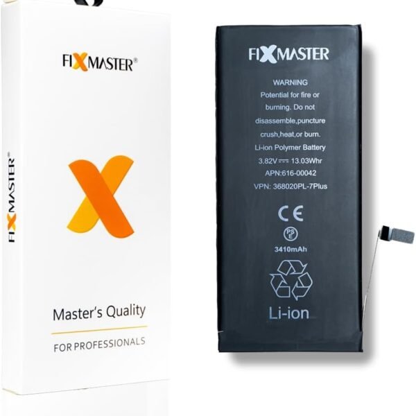 Fixmaster iPhone 7 Plus Uyumlu (3410 mAh) Yüksek Kapasiteli Batarya