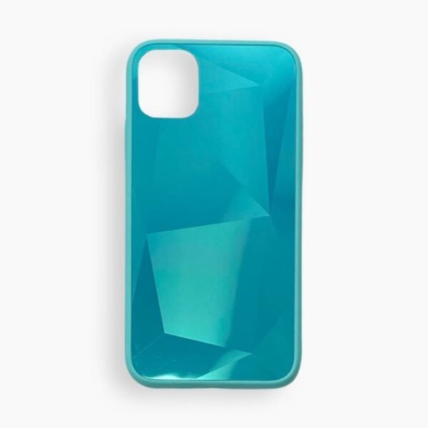 iPhone 11 Uyumlu Prizme Ayna Mavi Kılıf