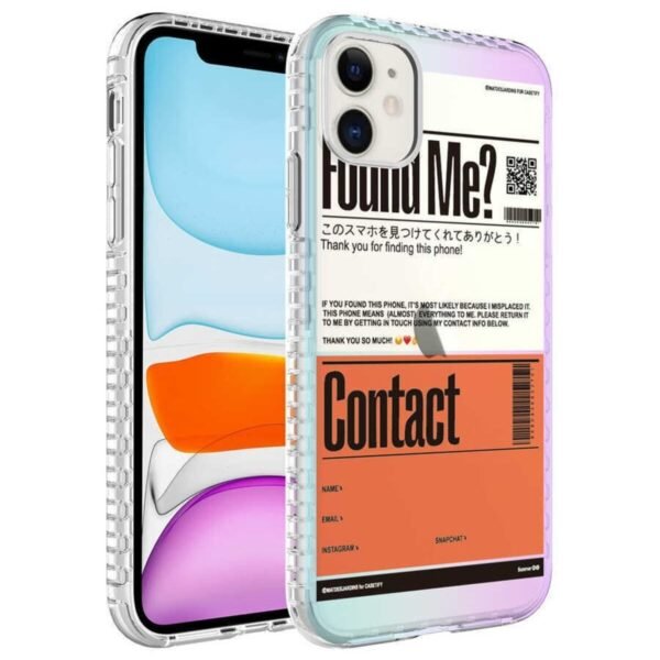iPhone 11 Uyumlu Found Me Desenli Silikon Kılıf