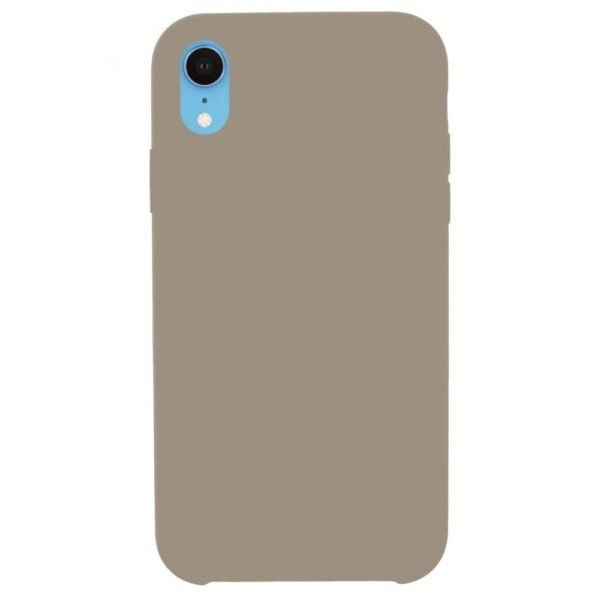 iPhone Xr Uyumlu Kahve Rengi Silikon Kılıf