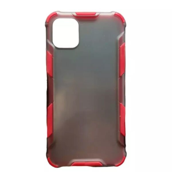 iPhone 11Pro Max Uyumlu Armor Kırmızı Kenarlı Kılıf