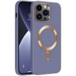 iPhone 14 Pro Max Uyumlu MagSafe Özellikli Nardo Gri Deri Kılıf