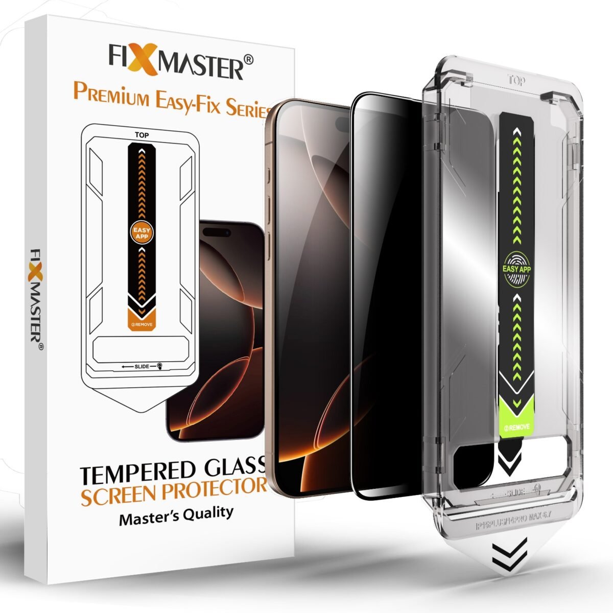WhatsApp Image 2025-01-16 at 16.03.50 (1) iPhone Xs Uyumlu Fixmaster Premium Easy Fix Kolay Takma Aparatlı Hayalet (Privacy) Cam Ekran Koruyucu, Toz Bırakmayan Yüksek Kaliteli ve Dayanıklı Aluminosilikat Cam - Görsel 2