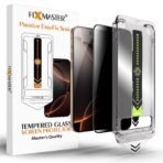 iPhone Xs Uyumlu Fixmaster Premium Easy Fix Kolay Takma Aparatlı Hayalet (Privacy) Cam Ekran Koruyucu, Toz Bırakmayan Yüksek Kaliteli ve Dayanıklı Aluminosilikat Cam - Görsel 2