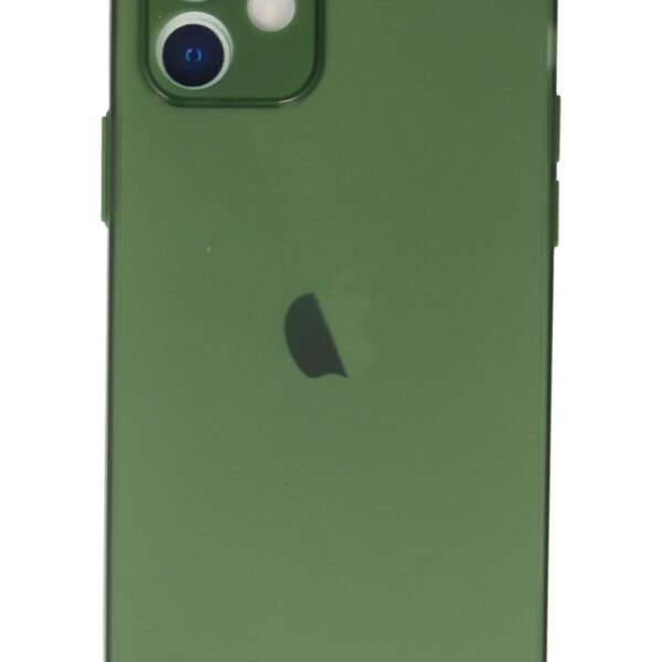 iPhone 11 Uyumlu Mat Şeffaf Yeşil Silikon Kılıf
