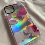 iPhone 11 Uyumlu Mirror Pink Cloud Desenli Silikon Kılıf