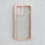 iPhone 13 Uyumlu Özellikli Pembe Kenar Simli