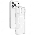 Fixmaster iPhone 17 Pro İçin Magsafe ile Uyumlu Şarj Özellikli Şeffaf Kamera Çerçeveli Porto Kapak Sararmaya Dayanıklı Kılıf - Görsel 4