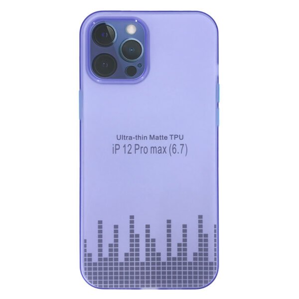 iPhone 12 Pro Max Ultra İnce Lila Kılıf