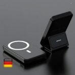 Woyax By Deji Magsafe Powerbank 10000mah Standlı Hızlı Taşınabilir Batarya iPhone 12 13 14 15 16 17 Android - SİYAH