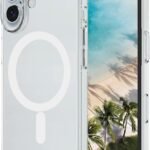 Fixmaster iPhone 17 İçin Magsafe ile Uyumlu Şarj Özellikli Şeffaf Kamera Çerçeveli Porto Kapak Sararmaya Dayanıklı Kılıf