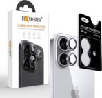 Fixmaster iphone 16-16 Plus Uyumlu Kamera Lens Koruyucu, Gümüş, Orijinal Rengiyle Kusursuz Uyum, Darbe Emici, 9H Temperli Cam, Kolay Kurulum, Anti-Reflection Kaplama, Metal Çerçeve