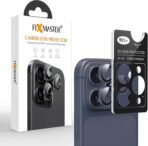 Fixmaster iPhone 17 Pro ve 17 Pro Max Uyumlu Kamera Lens Koruyucu, Abis Mavi, Orijinal Rengiyle Kusursuz Uyum, Darbe Emici, 9H Temperli Cam, Kolay Kurulum, Anti-Reflection Kaplama, Metal Çerçeve