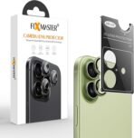 Fixmaster iphone 17 Uyumlu Kamera Lens Koruyucu, Ada Çayı, Orijinal Rengiyle Kusursuz Uyum, Darbe Emici, 9H Temperli Cam, Kolay Kurulum, Anti-Reflection Kaplama, Metal Çerçeve