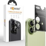 Fixmaster iphone 17 Uyumlu Kamera Lens Koruyucu, Ada Çayı, Orijinal Rengiyle Kusursuz Uyum, Darbe Emici, 9H Temperli Cam, Kolay Kurulum, Anti-Reflection Kaplama, Metal Çerçeve