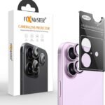 Fixmaster iphone 17 Uyumlu Kamera Lens Koruyucu, Lavanta, Orijinal Rengiyle Kusursuz Uyum, Darbe Emici, 9H Temperli Cam, Kolay Kurulum, Anti-Reflection Kaplama, Metal Çerçeve (Kopya)