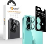 Fixmaster iphone 16-16 Plus Uyumlu Kamera Lens Koruyucu, Yeşil, Orijinal Rengiyle Kusursuz Uyum, Darbe Emici, 9H Temperli Cam, Kolay Kurulum, Anti-Reflection Kaplama, Metal Çerçeve