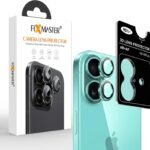 Fixmaster iphone 16-16 Plus Uyumlu Kamera Lens Koruyucu, Yeşil, Orijinal Rengiyle Kusursuz Uyum, Darbe Emici, 9H Temperli Cam, Kolay Kurulum, Anti-Reflection Kaplama, Metal Çerçeve