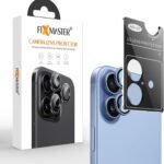 Fixmaster iphone 17 Uyumlu Kamera Lens Koruyucu, Sis Mavisi, Orijinal Rengiyle Kusursuz Uyum, Darbe Emici, 9H Temperli Cam, Kolay Kurulum, Anti-Reflection Kaplama, Metal Çerçeve
